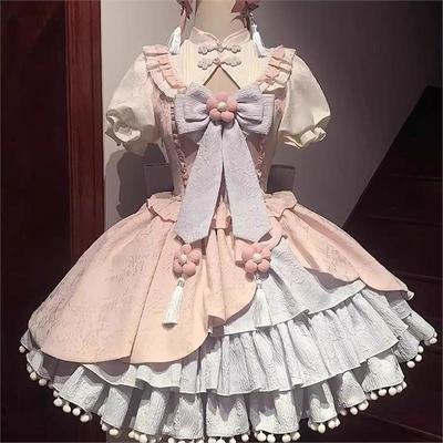 中华风Lolita可爱少女op连衣裙洛丽塔国风公主裙2025新款洛丽塔潮