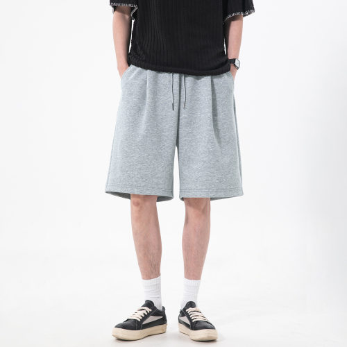 夏季日系宽松五分卫裤男生