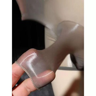凉感油光丝袜内裤男枪弹分离性感丝滑JJ套平角裤速干无痕飞机裤