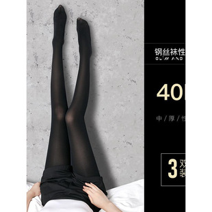 黑色丝袜女薄款 菠萝袜ins潮 防勾丝网红性感肉色春秋夏天新款 连裤