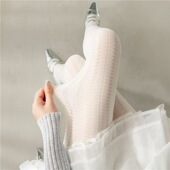 美拉德袜子色系打底裤 袜黑丝春秋加厚白丝灰色丝袜光腿 爱心连裤