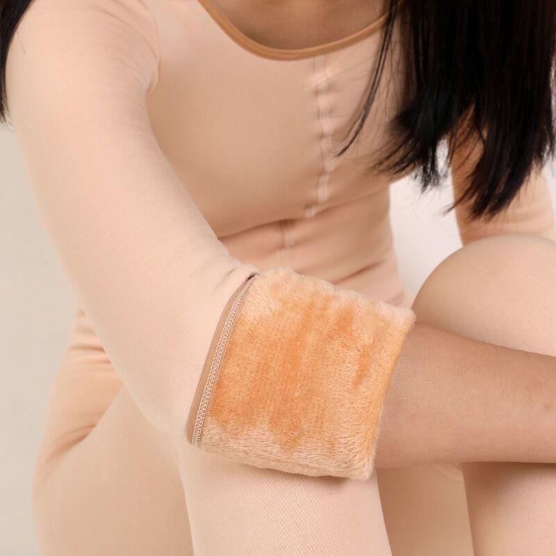 女士肤色连体衣舞蹈打底衫开档全包身衣加绒厚男女保暖塑身美体衣