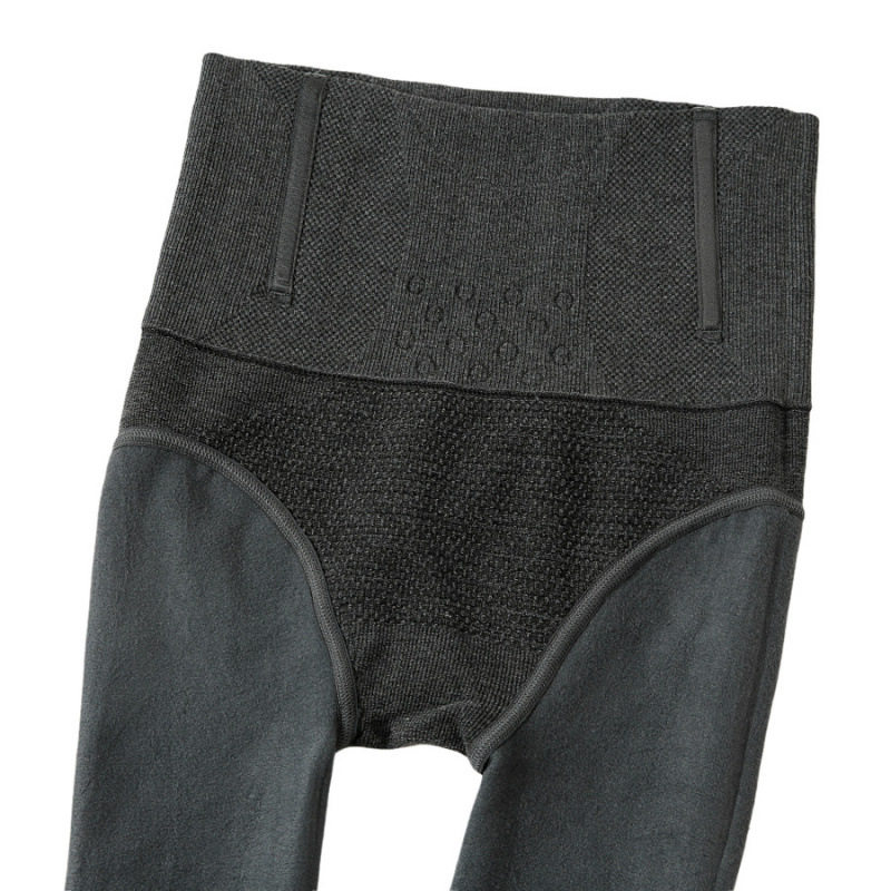 小个子高个子高腰鱼骨连裤袜加绒加厚蜂窝护宫压力打底裤女瘦腿