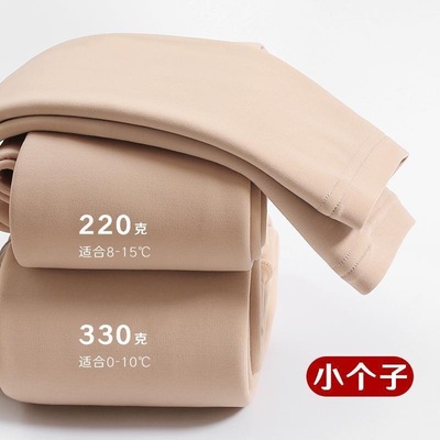 九分光腿神器女秋冬季一体加绒加厚短款肤色肉色平脚9分打底裤袜