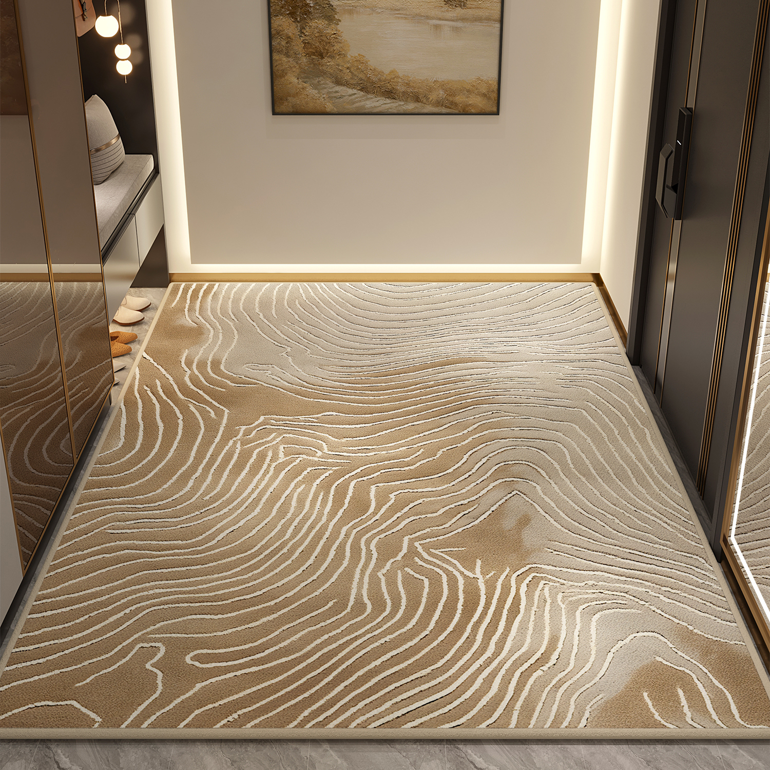 新款高级入户门地垫家用进门可裁剪脚垫门口地毯玄关防滑大门门垫