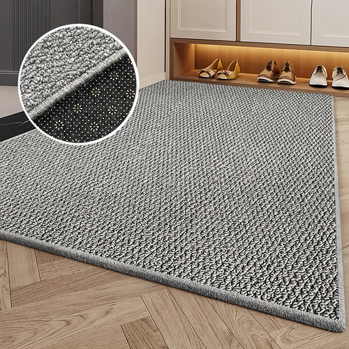 入户门地垫轻奢仿剑麻地毯进门别墅入门玄关门外地毯脚垫可裁剪