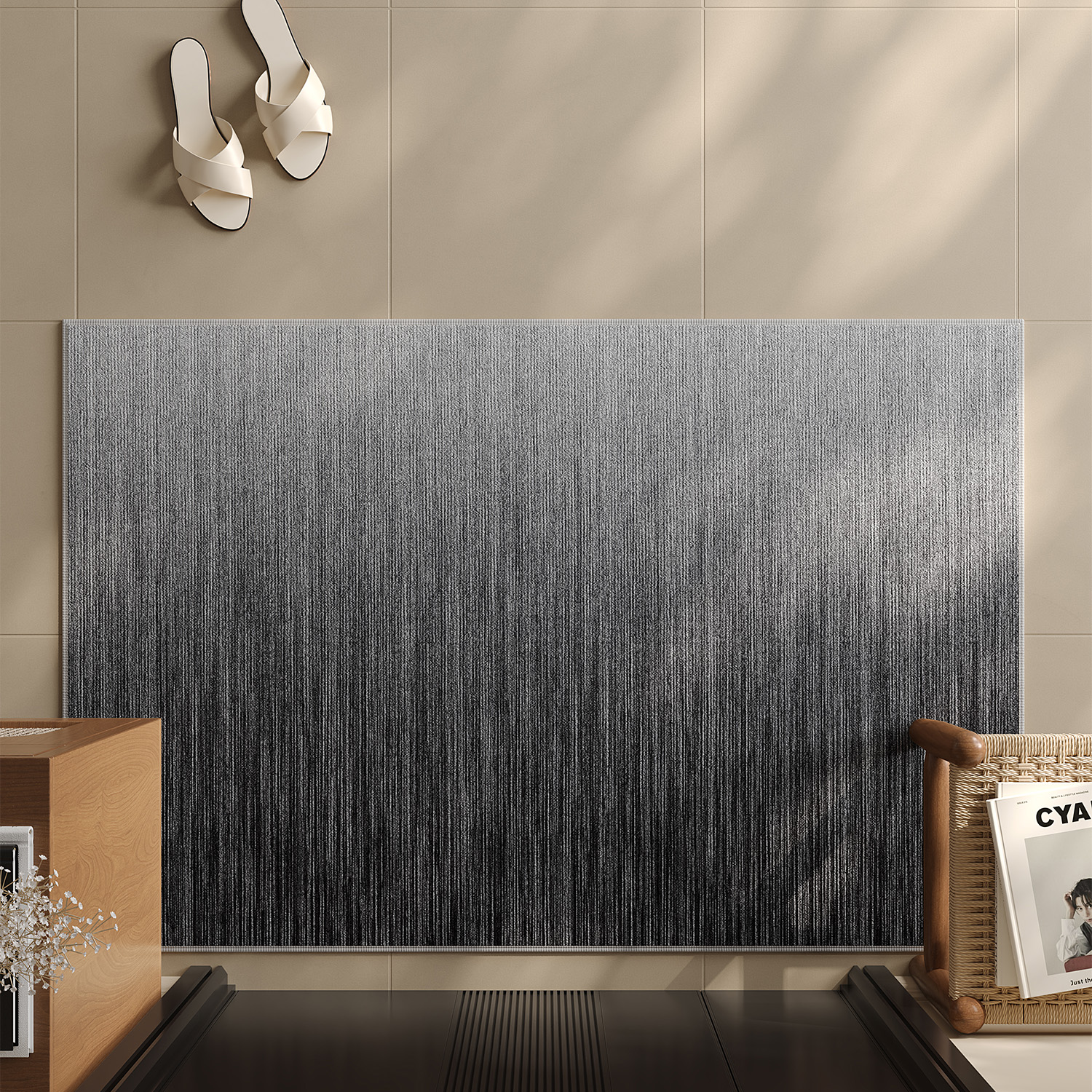 宾喜入户门地垫2025新款复古地毯