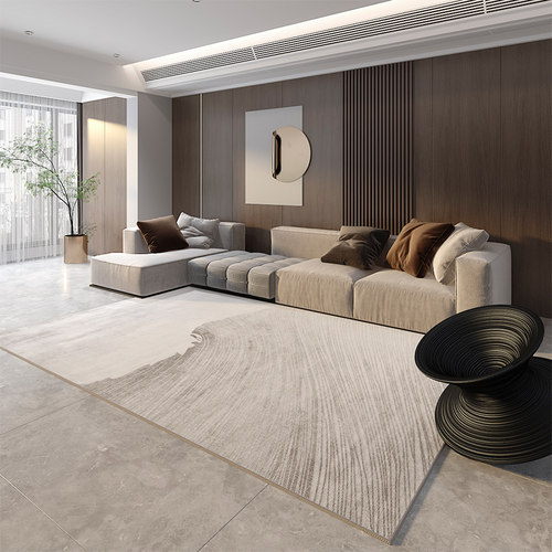 宾喜现代简约轻奢客厅地毯地垫