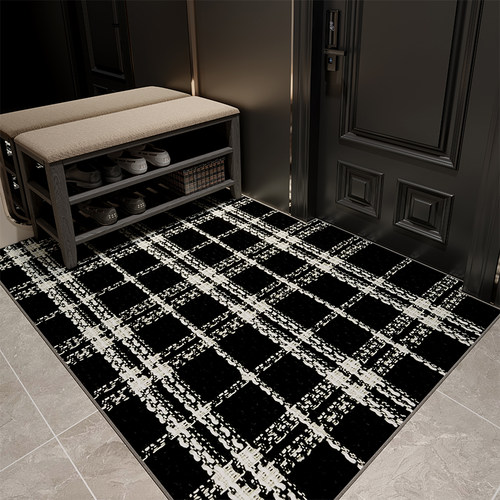 轻奢高端入户门地垫可裁剪定制进门垫子家用新款高级脚垫门口地毯
