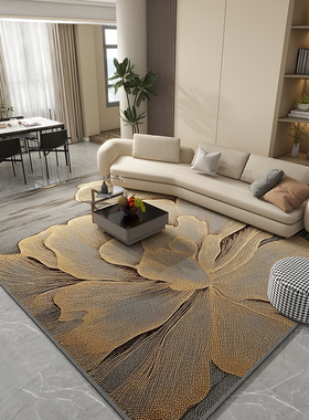 地毯客厅新中式地垫家用茶几毯客地垫满铺地毯床边卧室毯子可定制