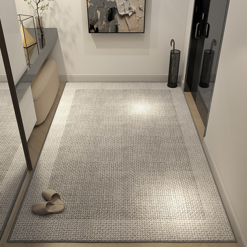 比利时绒简约现代定制可裁剪地垫