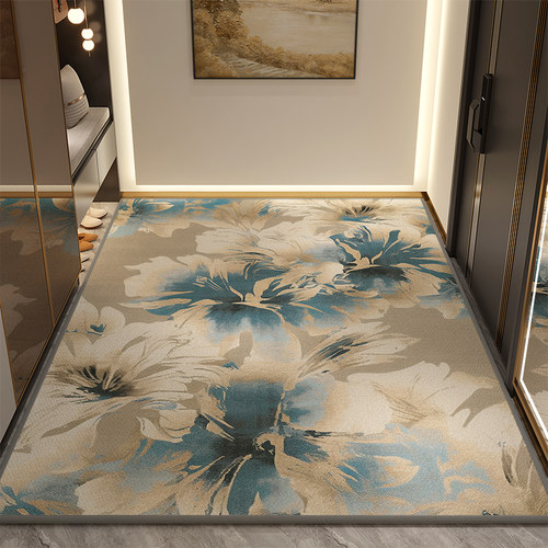 入户门地垫家用北欧复古别墅大门口防滑脚垫子进门玄关耐脏地毯