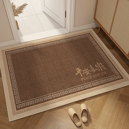 新中式地垫入户门垫家用防滑地毯进门玄关脚垫2025新款大门口垫子