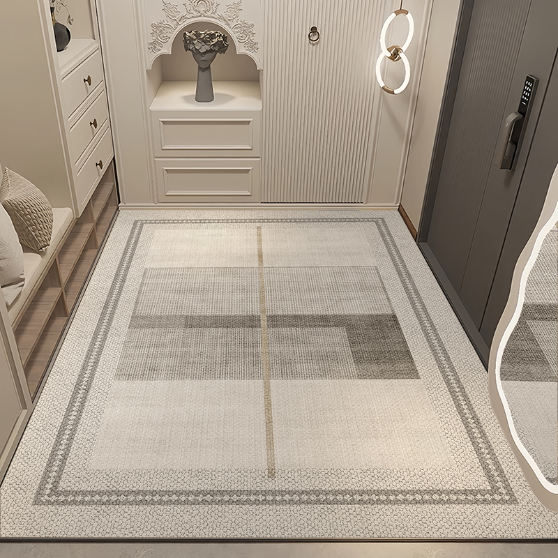 地垫入户门垫现代轻奢入户玄关地毯进门垫高端定制可裁剪家用脚垫