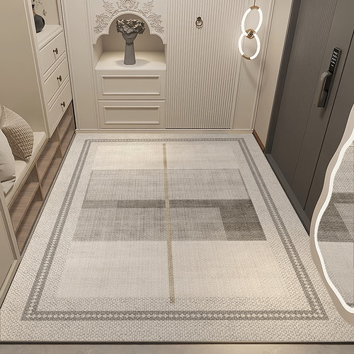 地垫入户门垫现代轻奢入户玄关地毯进门垫高端定制可裁剪家用脚垫