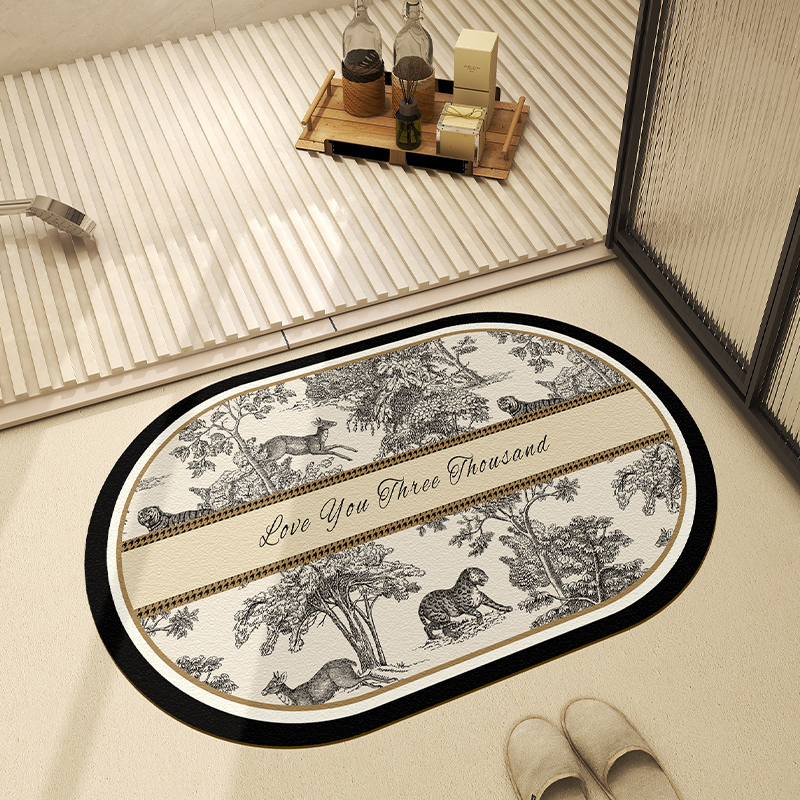 软硅藻泥美式浴室速干吸水