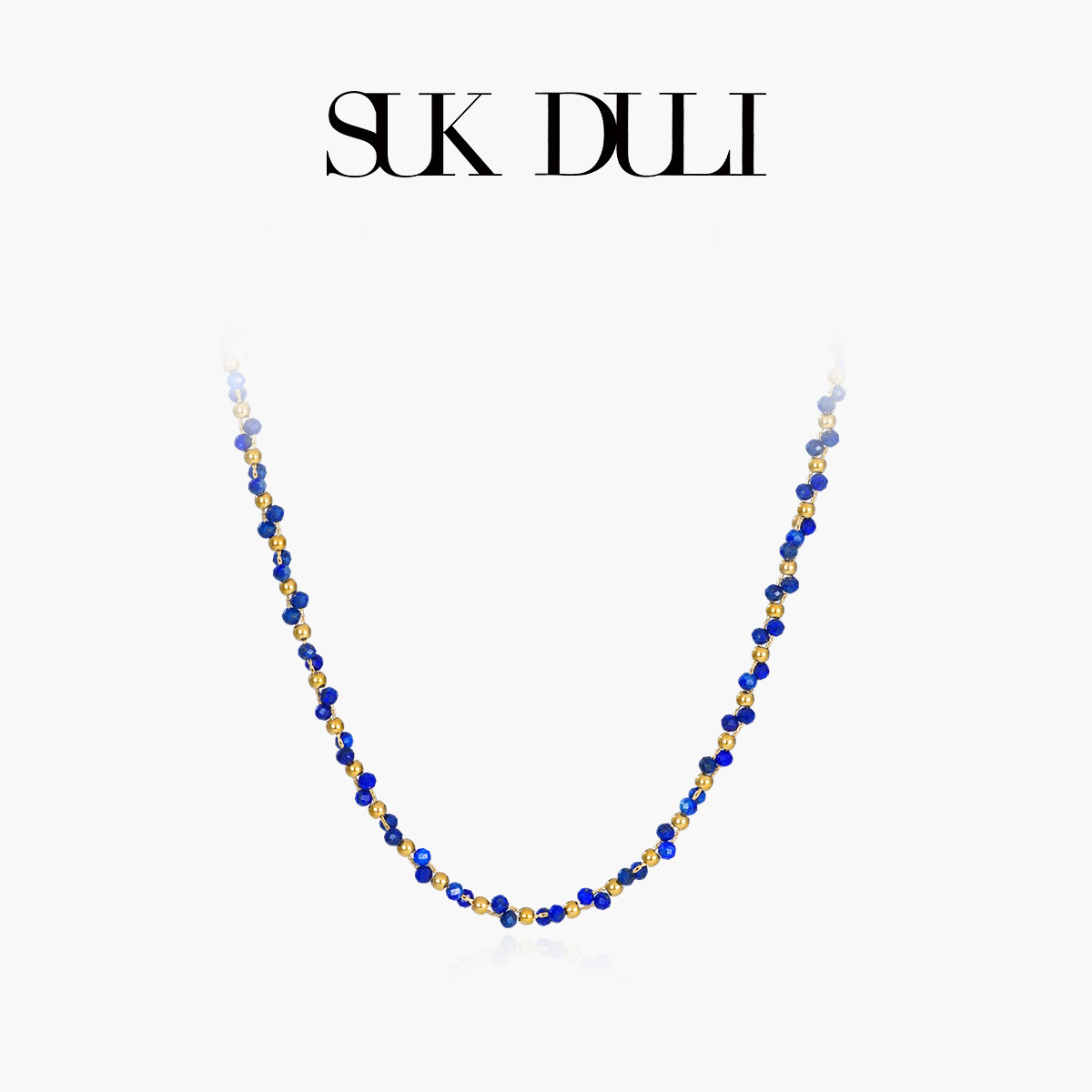 SUK DULI/苏克都哩青金石秘密森林项链克莱因蓝色简约时尚小众