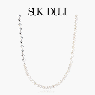苏克都哩流光珍珠项链简约小众时尚 明星同款 DULI SUK