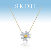 SUK 小众原创 个性 DULI 苏克都哩小雏菊项链耳钉戒指自然系列时尚