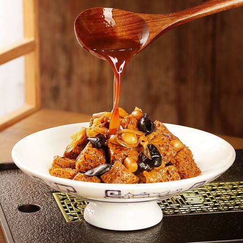 万三宴上海味道特产四喜烤麸面筋凉菜开袋即食零食新鲜预制菜熟食