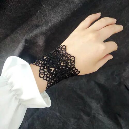 朋友手腕手臂神器饰品蕾丝遮盖疤