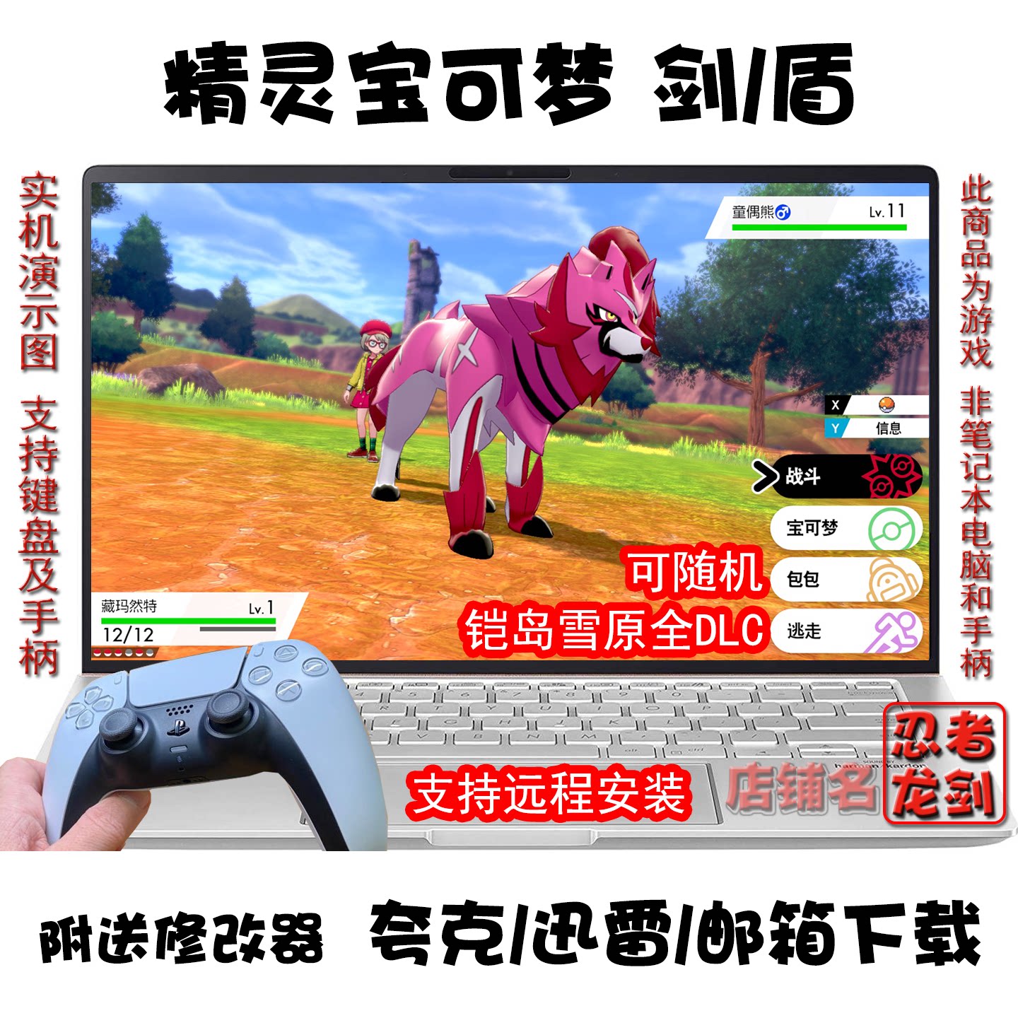 宝可梦剑盾全DLCPC可随机夸克盘