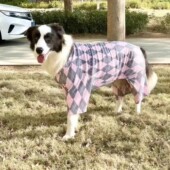 狗狗四脚衣服清凉薄款 夏天大型犬户外居家服透气防掉毛防晒 夏季