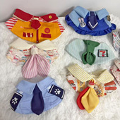 25新品 宠物口水巾可调节双面狗狗三角巾口水围兜宠物衣服配饰围嘴