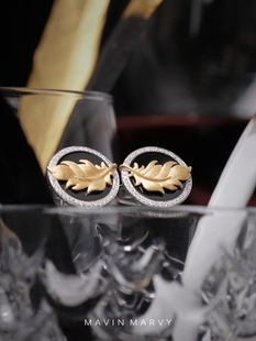 简约时尚 法式 衬衫 MAVIN 袖 扣男士 高级西装 扣轻奢 MARVY18k金袖