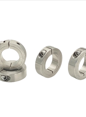 开口型光轴固定环SSCS/FAE06系列不锈钢固定环不锈钢固定套6 8 10