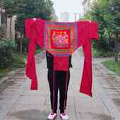 广西传统婴儿背带加长加大老式 民族背娃背小孩背袋 宝宝背巾后背式