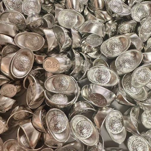 聚宝盆装饰材料仿真金元宝小银锭