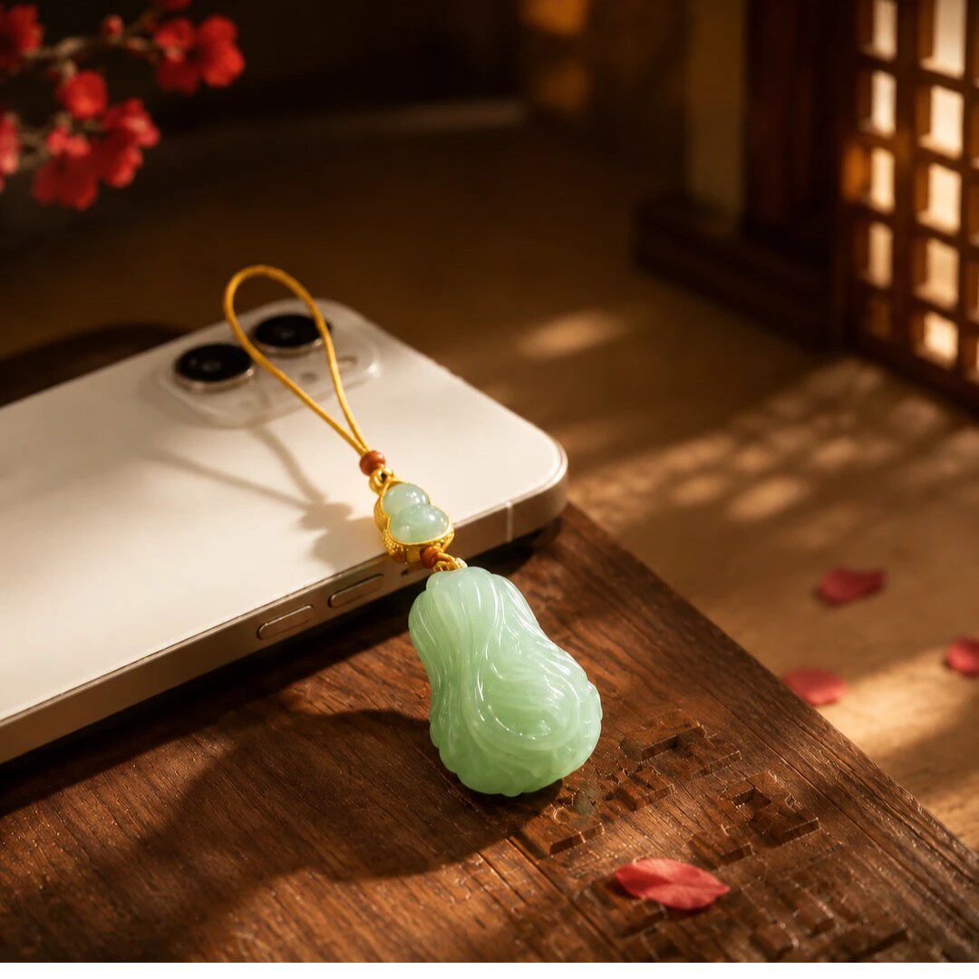 百财聚福招财纳福葫芦安康钥匙扣