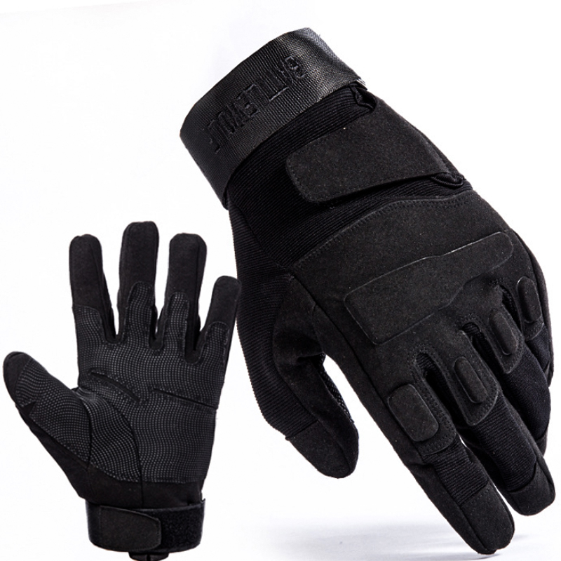 特种兵全指战术手套黑鹰款登山骑行防滑耐磨加强防护军迷作战手套