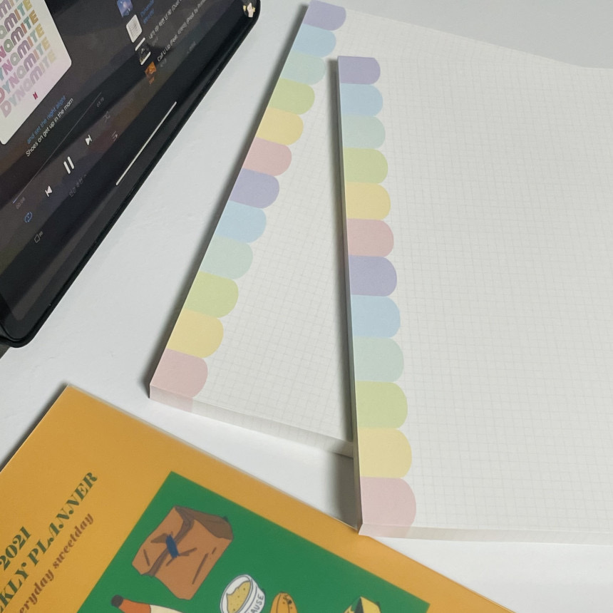 nyny彩虹刘海学习笔记拍纸本