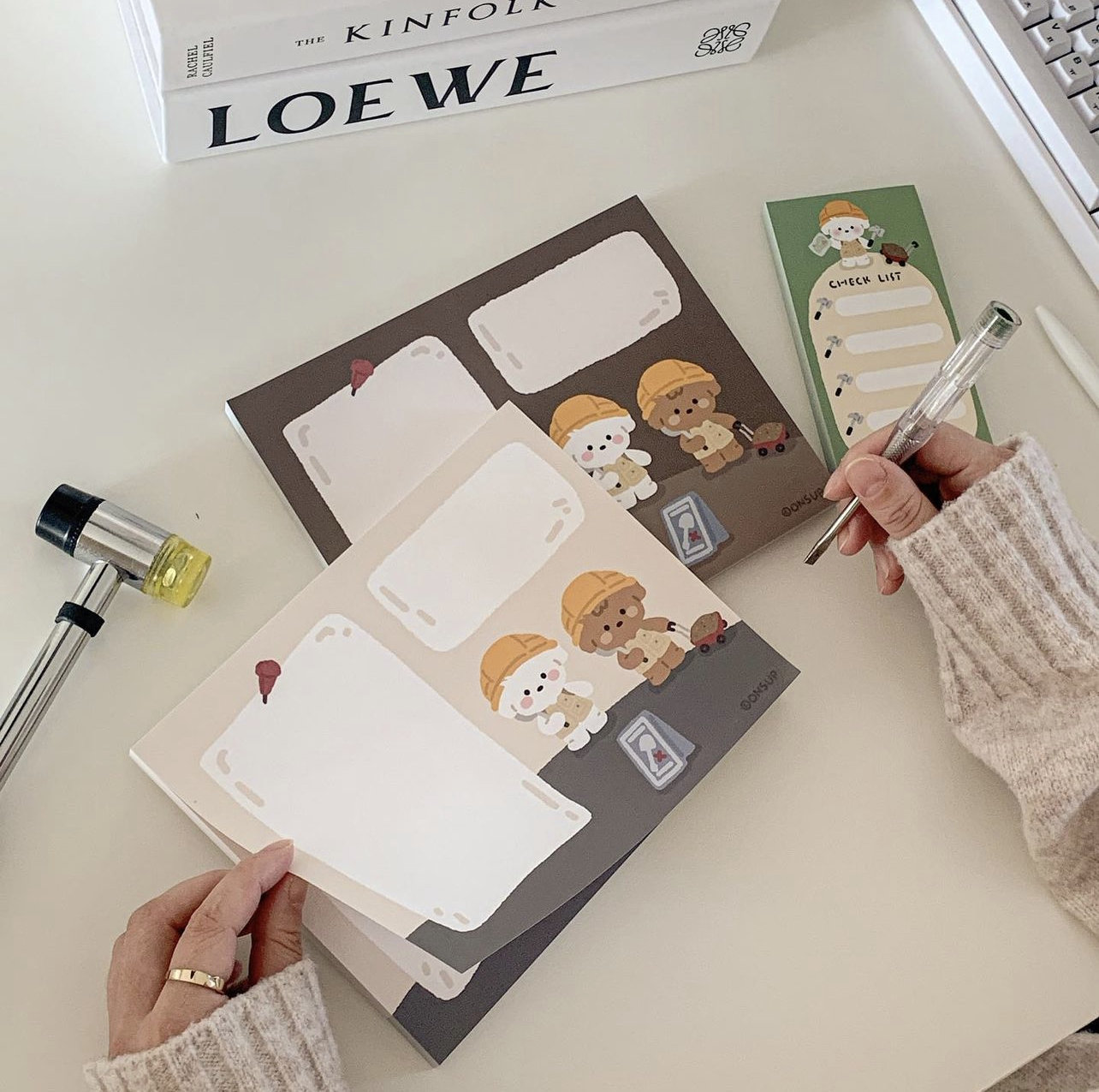 韩国onsup工地之旅方型拍纸本