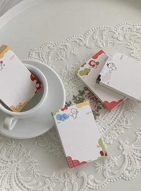 PerPer｜现货韩国seohxxsup放屁狗8月童话系列minibook拍纸本便签