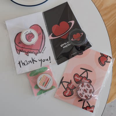 PerPer | 韩国MAZZZZY原创爱心手账素材贴纸DIY可爱网红纸胶带