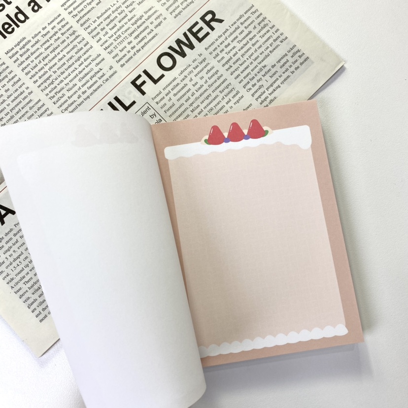 韩国NYNY草莓蛋糕A6拍纸本