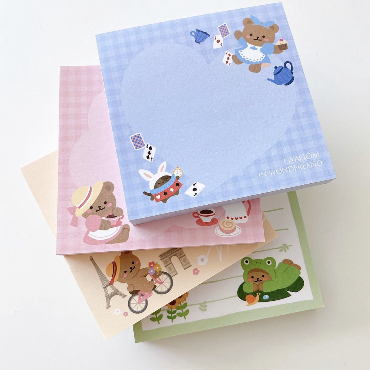 韩国JJIN便签歪头小熊