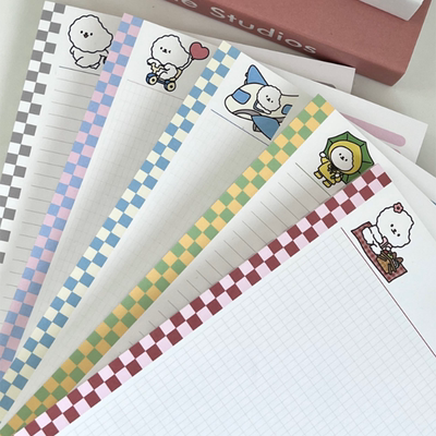 韩国sulbbange4月棋盘格A5拍纸本