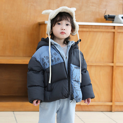 宝宝羽绒服短款加厚2024冬季新款1-3-6-8岁男童羽绒服小童装23910