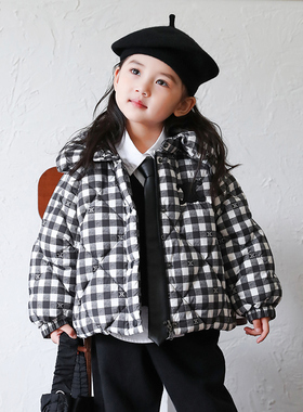 儿童羽绒服2024冬季新款女童宝宝羽绒服外套中小童装1-3-6岁23118