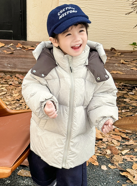 宝宝羽绒服中长款2025冬季新款男童羽绒服中小童装外套H4917