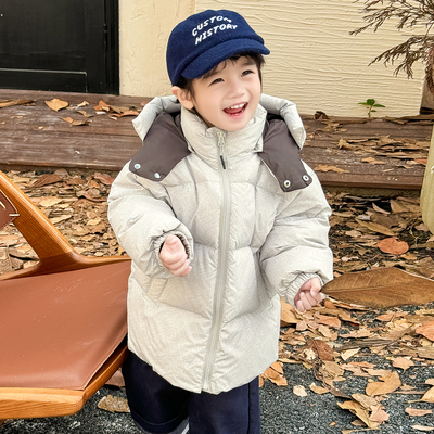 宝宝羽绒服中长款2025冬季新款男童羽绒服中小童装外套H4917