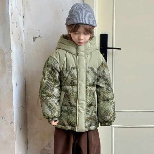 男童羽绒服加厚2025冬季新款小童中大童装宝宝羽绒服儿童外套4097