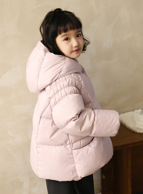 女童羽绒服中长款2025冬季新款加厚儿童羽绒服中大童装外套C4182