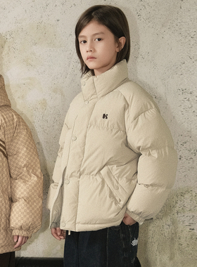 男童羽绒服短款2025冬季新款儿童羽绒服加厚面包服亲子外套H4963