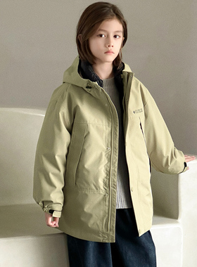 男童羽绒服内胆可拆卸2025冬季新款亲子中大童装羽绒服女童H4982
