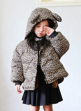 宝宝羽绒服中小童2024冬季新款女童羽绒服90绒1-3-6-8岁外套23111